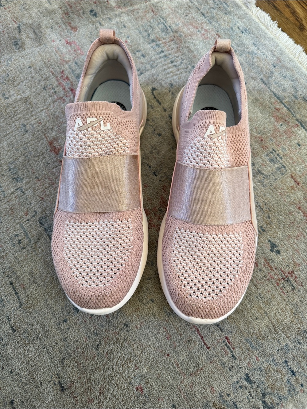 APL TechLoom Slip-On Sneaker — Blush Pink
